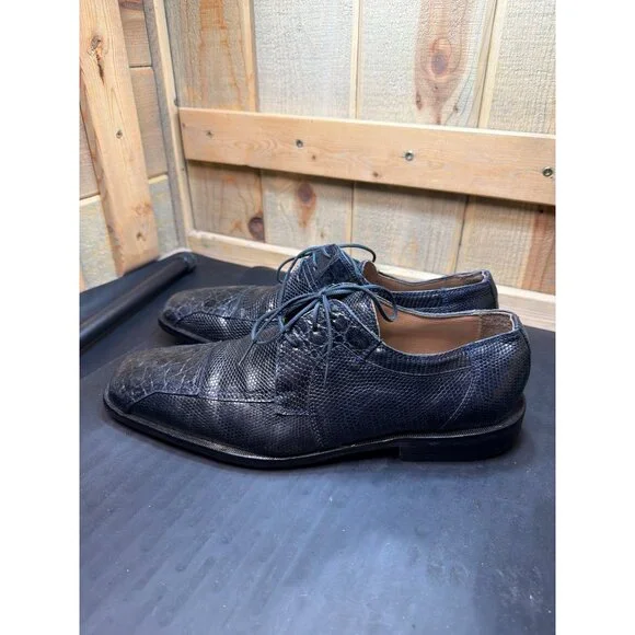 David Eden Mens Genuine Crocodile/ Lizard Dark Blue Dress Shoe Size 14 s-l400.jpg main image 4